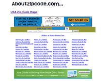 Tablet Screenshot of aboutzipcode.com